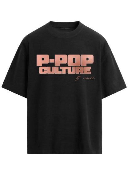 P-POP CULTURE RIBBED T-SHIRT