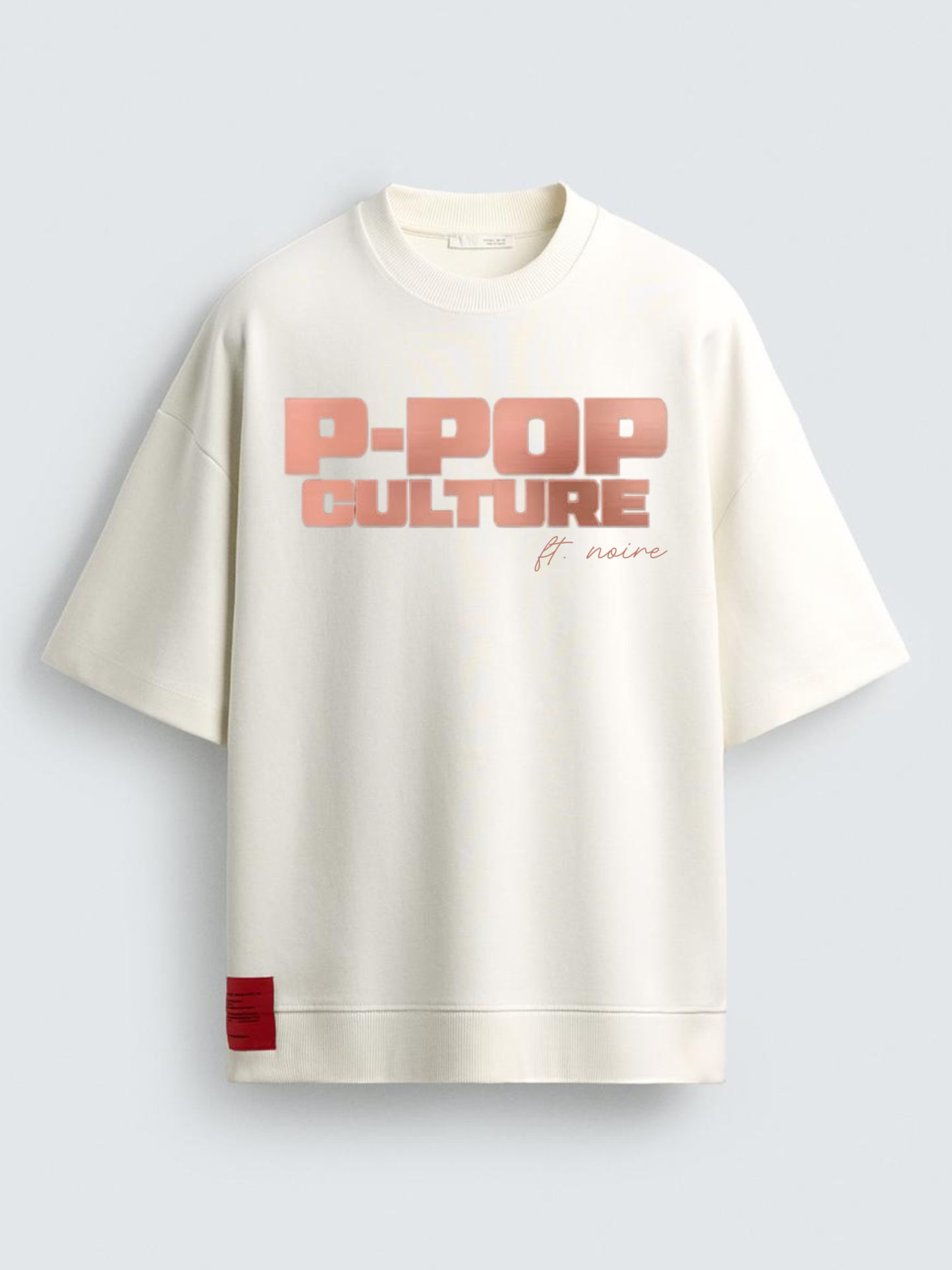 P-POP CULTURE RIBBED T-SHIRT