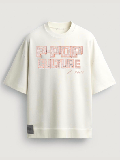 STONED PRINT P-POP CULTURE T-SHIRT