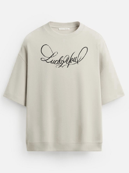 Forever Blessed With Luck Ribbed T-Shirt