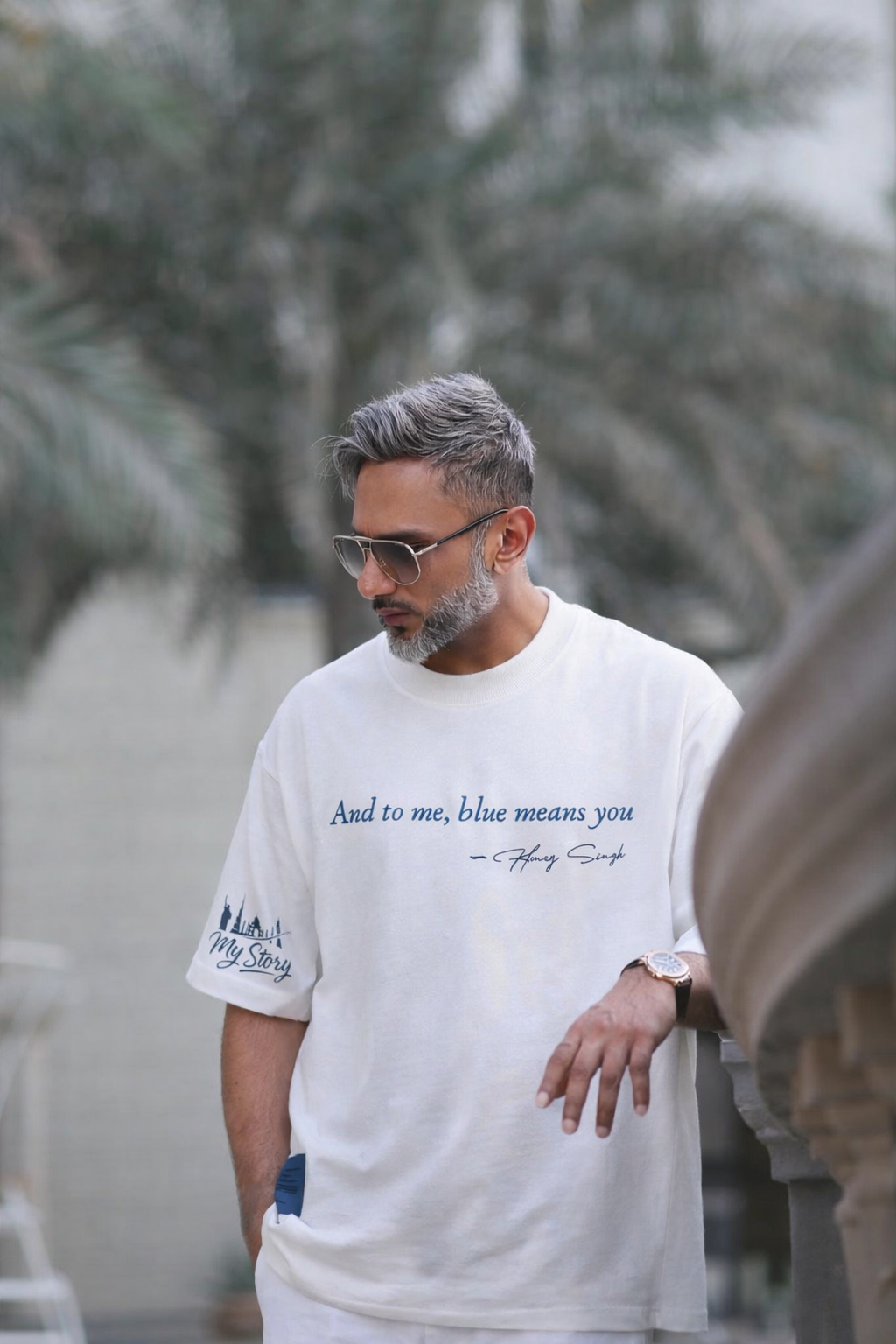 MY STORY 'HYPNOTIZED' RIBBED T-SHIRT